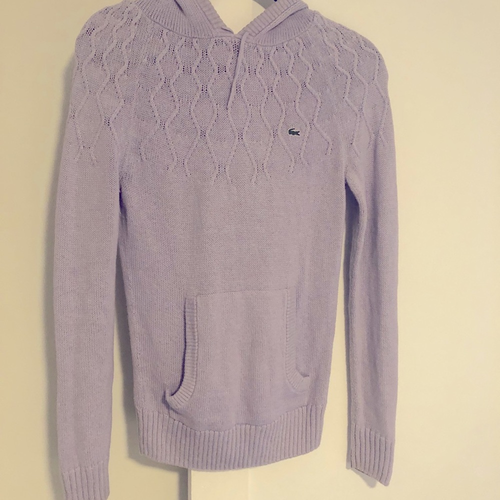 Light Purple Lacoste Wool Sweater Size 36